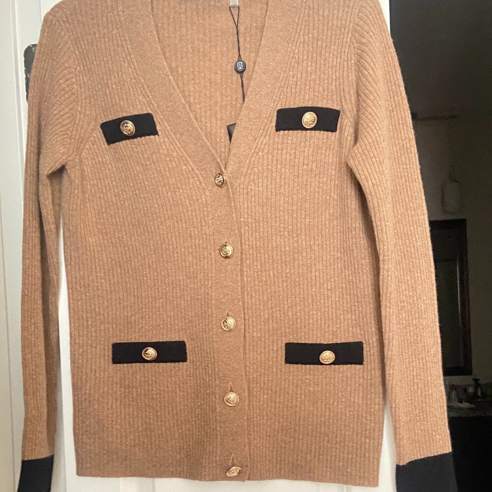 NWT Elie Tahari Cashmere Cardigan Sweater  Size M